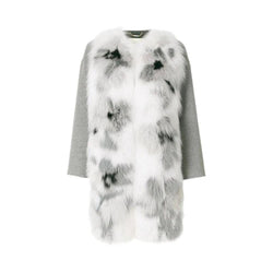 Fur Trim Cashmere Coat Fendi