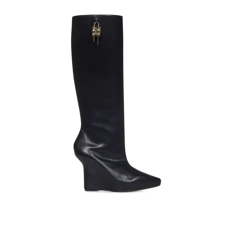 G-Lock Leather Boots Givenchy