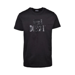 Black Cotton T-Shirt Diesel