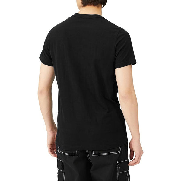 Black Cotton T-Shirt Diesel