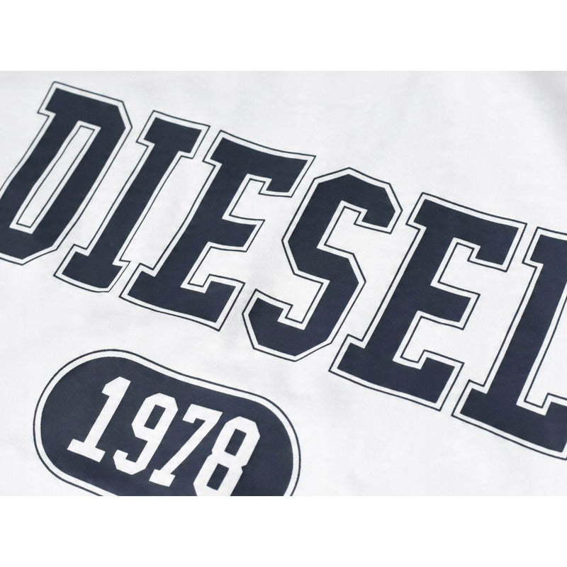 White Cotton T-Shirt Diesel