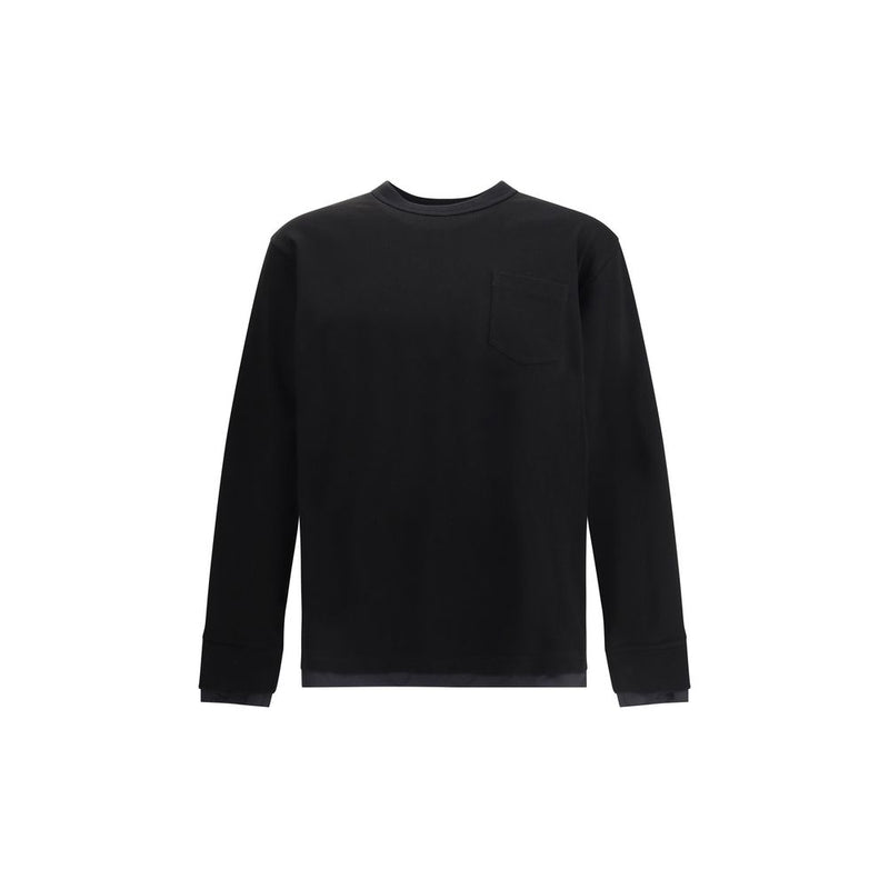 Cotton Long Sleeve Jersey Sacai