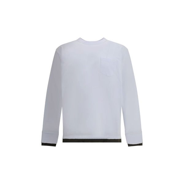 Cotton Long Sleeve Jersey Sacai