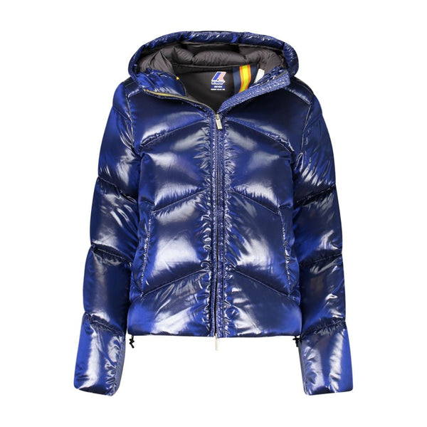 Blue Polyamide Jackets & Coat K-WAY