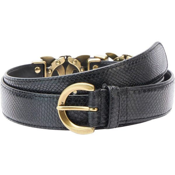 Black Calfskin Belt PINKO