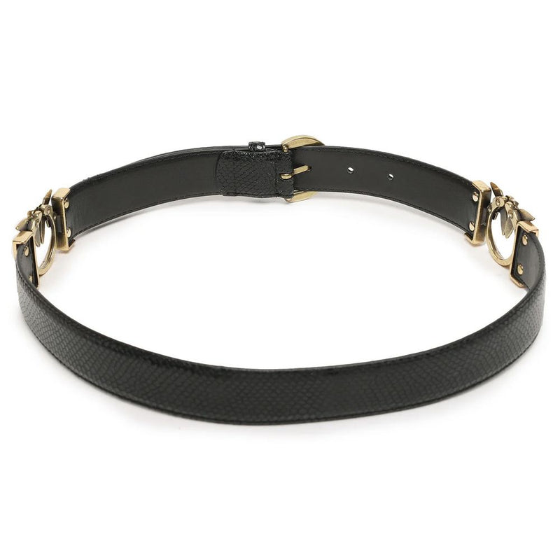 Black Calfskin Belt PINKO
