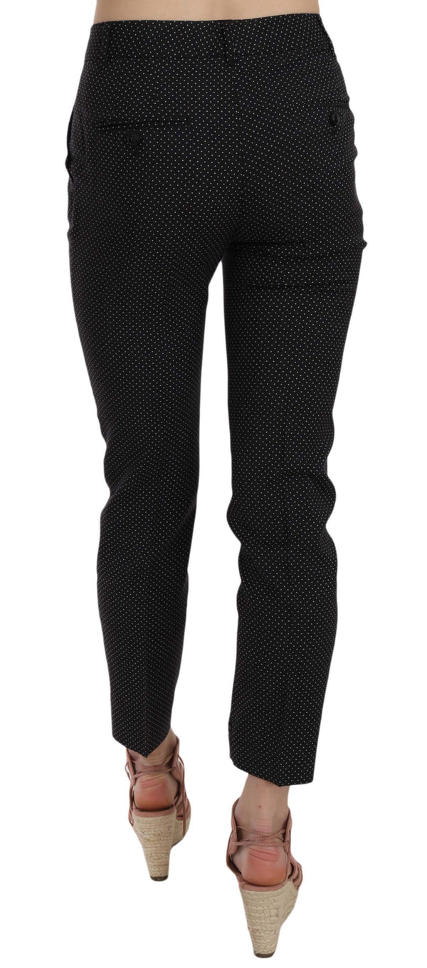 Elegant Black Virgin Wool Trousers Dolce & Gabbana