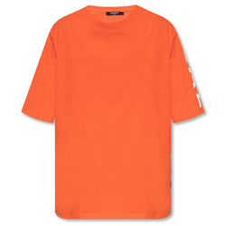 Orange Cotton T-Shirt Balmain