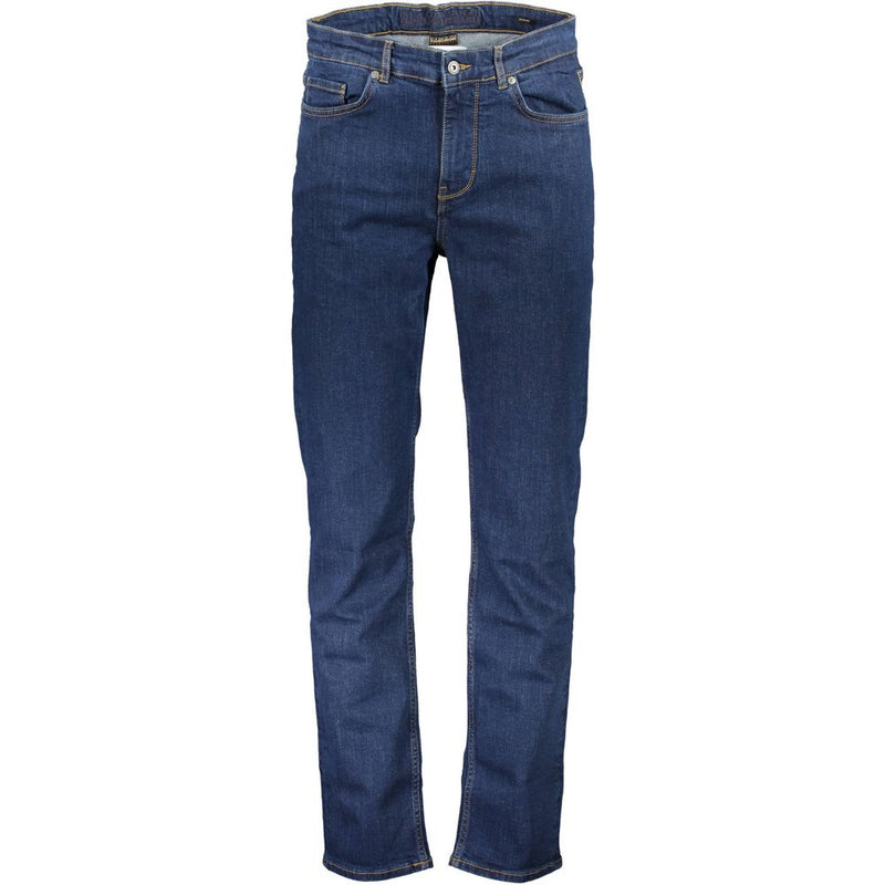 Blue Cotton Jeans & Pant Napapijri