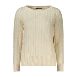 White Cotton Sweater Guess Jeans
