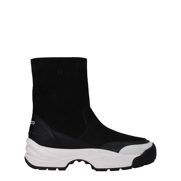 Black Leather Ankle Kenzo