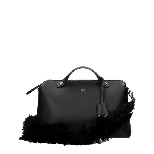 Black Leather Shoulder Bag Fendi