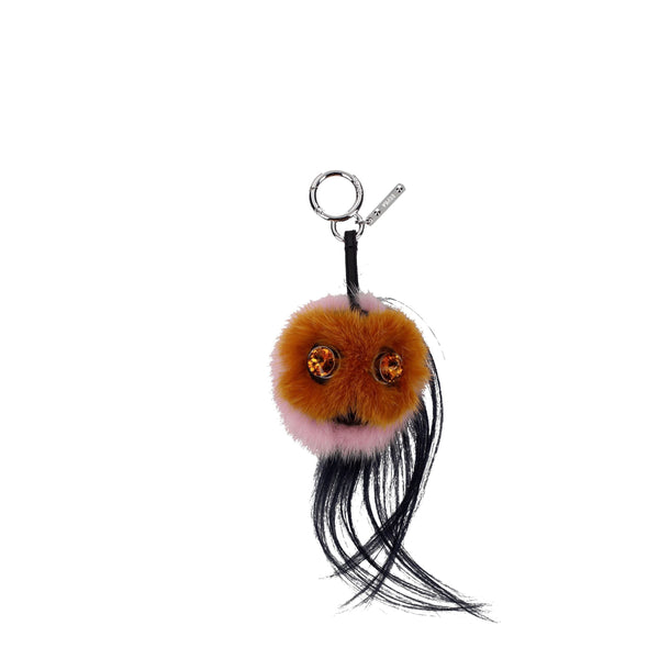 Brown Fur Keychain Fendi
