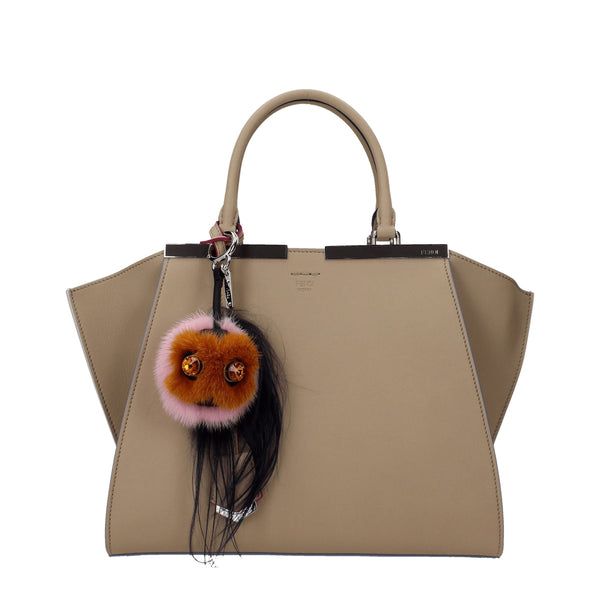 Brown Fur Keychain Fendi