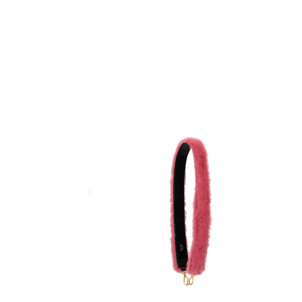 Pink Fur Shoulder Bag Prada