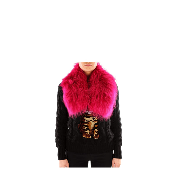 Pink Fur Foulard Mr. Mrs. Shirt