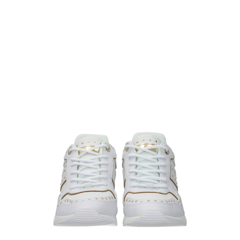 White Polyethylene Sneakers Guess