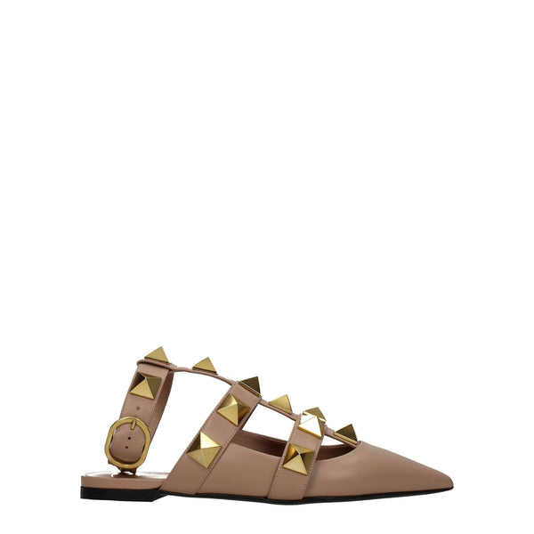 Pink Leather Sandal Valentino Garavani