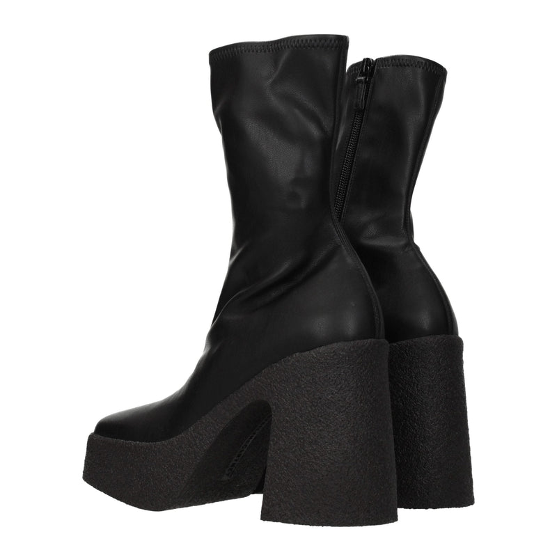 Black Leather Ankle Stella McCartney