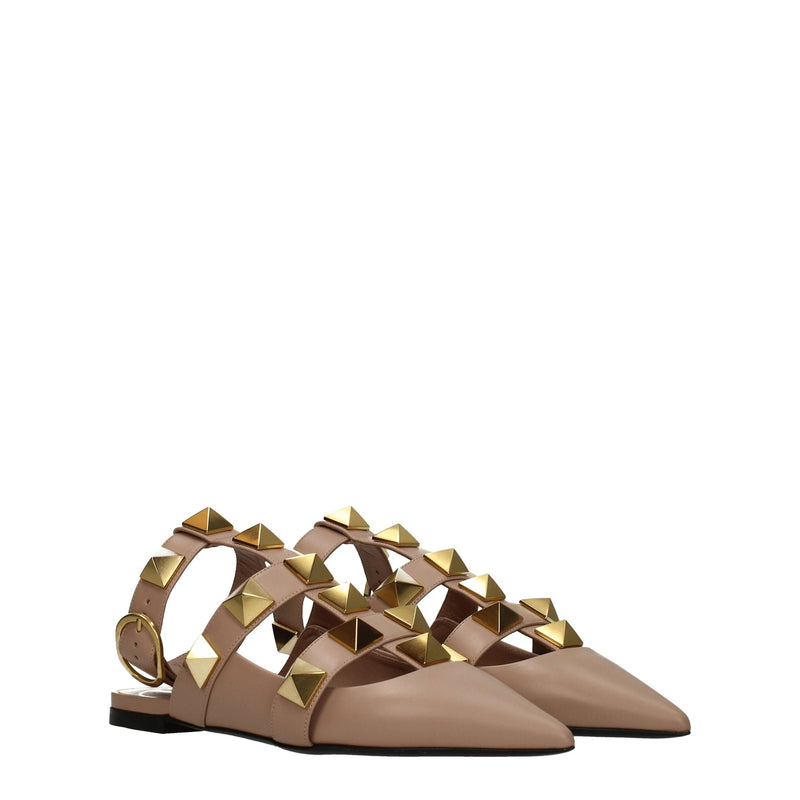 Pink Leather Sandal Valentino Garavani