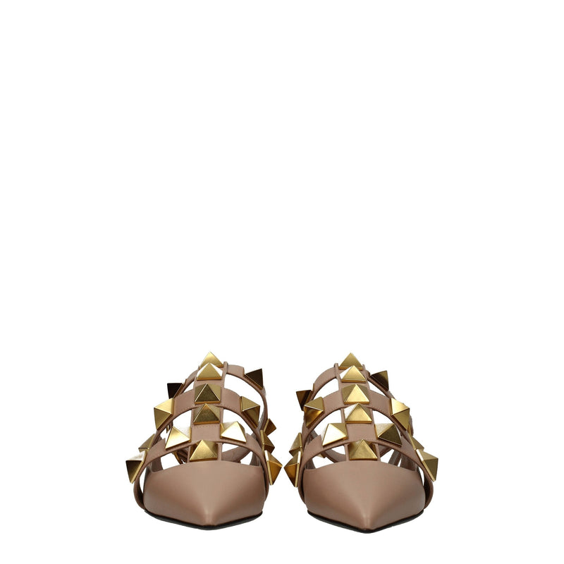 Pink Leather Sandal Valentino Garavani