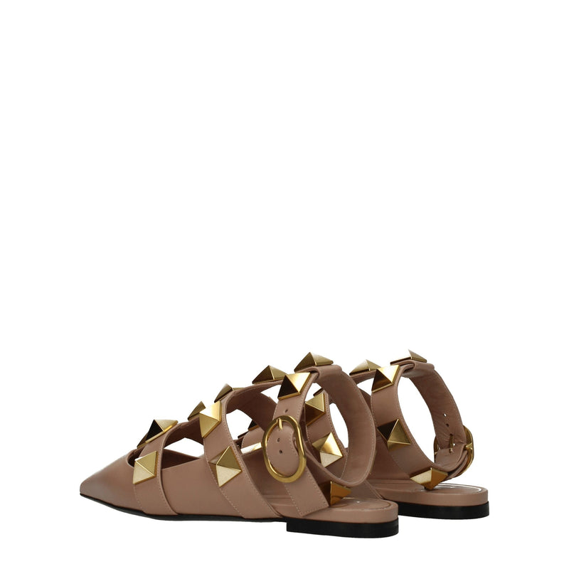 Pink Leather Sandal Valentino Garavani