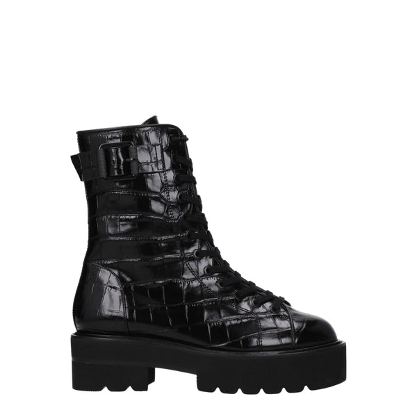 Black Leather Ankle Stuart Weitzman