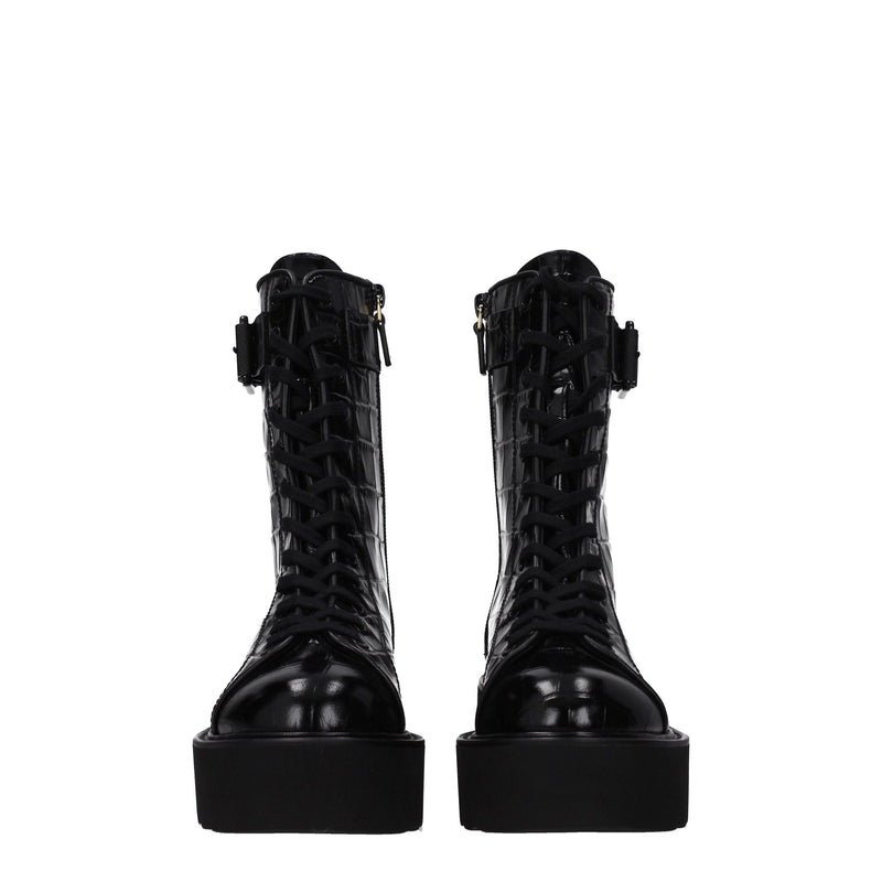 Black Leather Ankle Stuart Weitzman