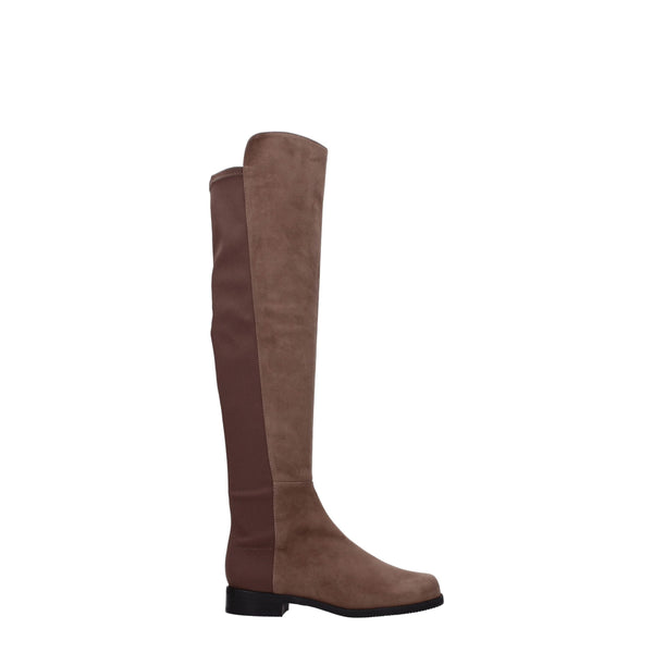 Brown Leather Boot Stuart Weitzman
