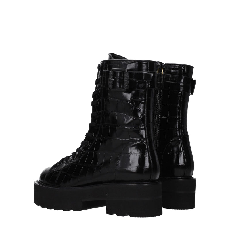 Black Leather Ankle Stuart Weitzman