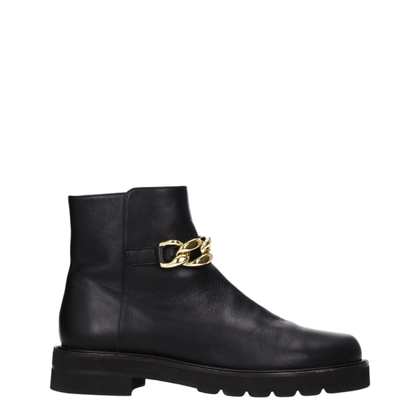 Black Leather Ankle Stuart Weitzman