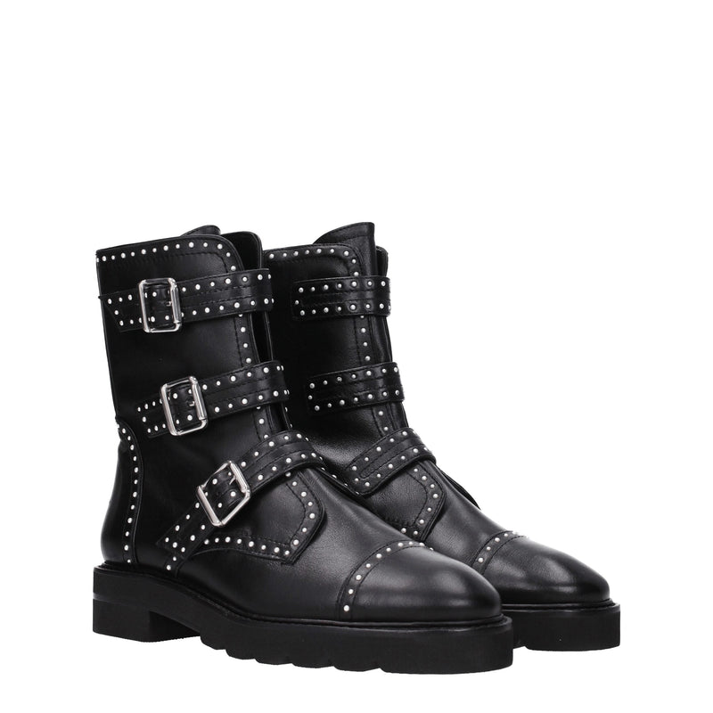 Black Leather Ankle Stuart Weitzman