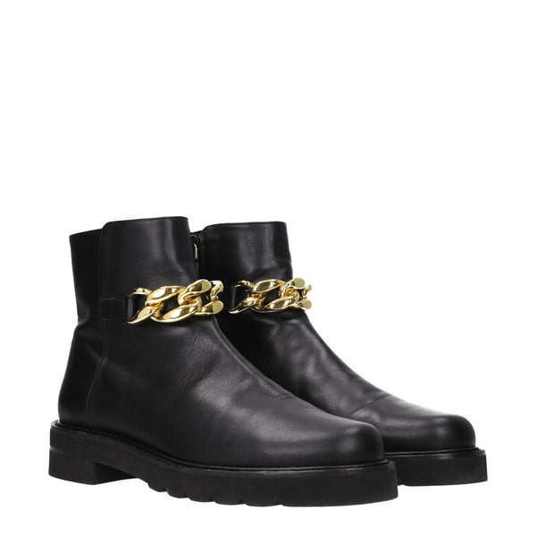 Black Leather Ankle Stuart Weitzman