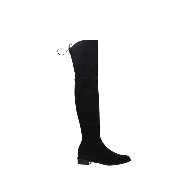 Black Leather Boot Stuart Weitzman