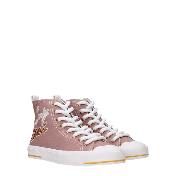 Pink Fabric Sneakers See By Chloé