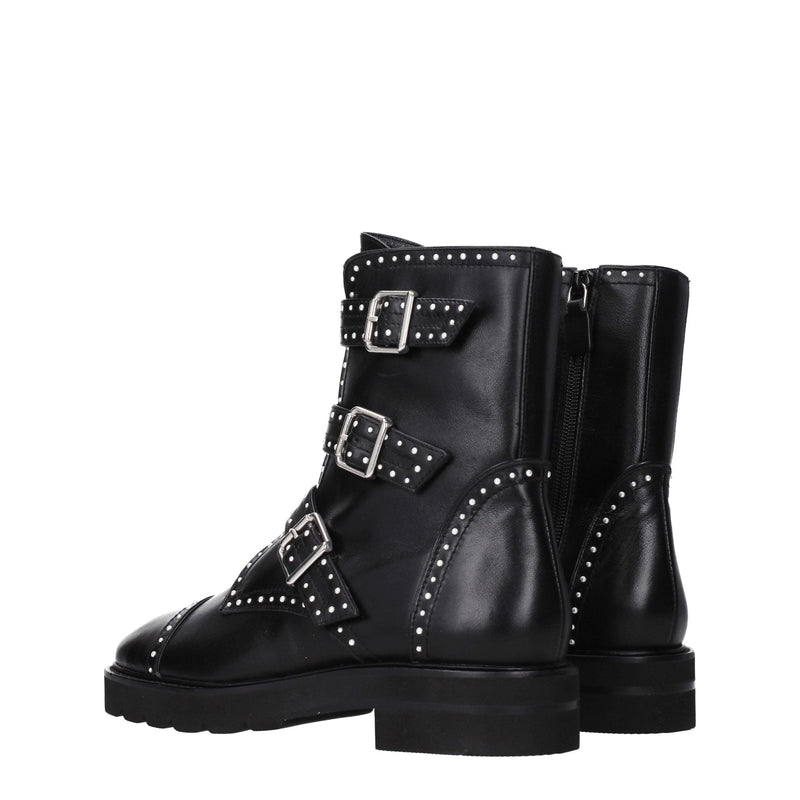 Black Leather Ankle Stuart Weitzman