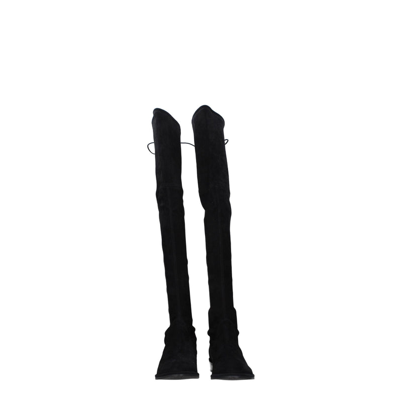 Black Leather Boot Stuart Weitzman
