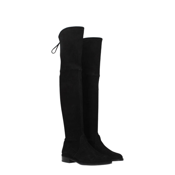 Black Leather Boot Stuart Weitzman