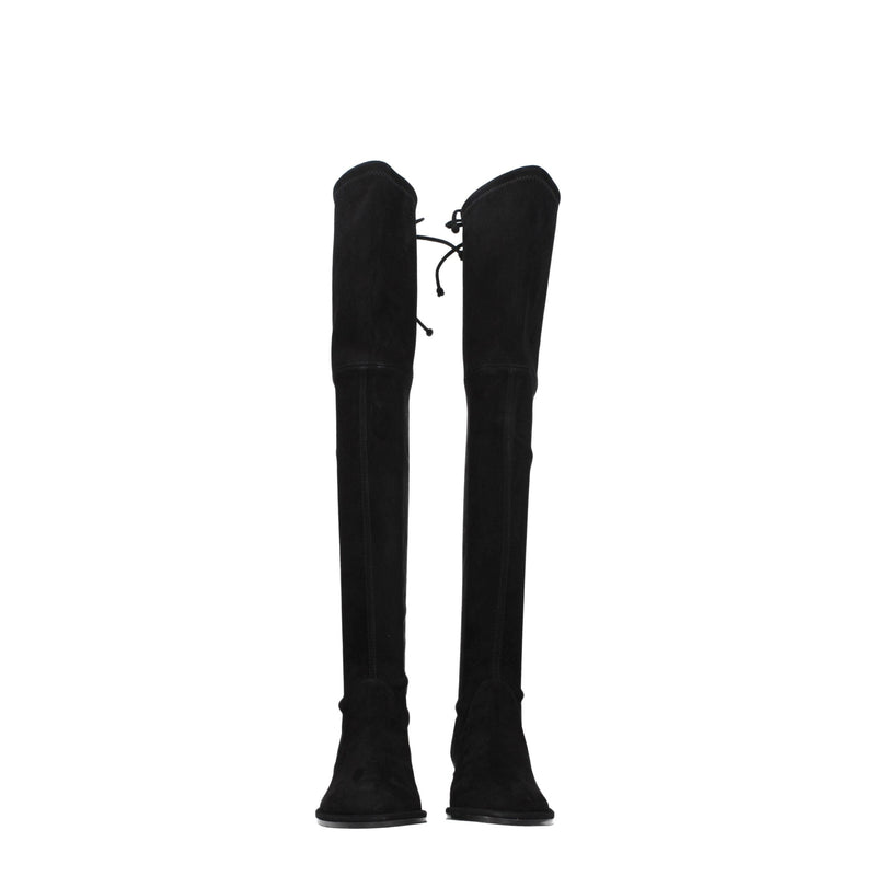 Black Leather Boot Stuart Weitzman