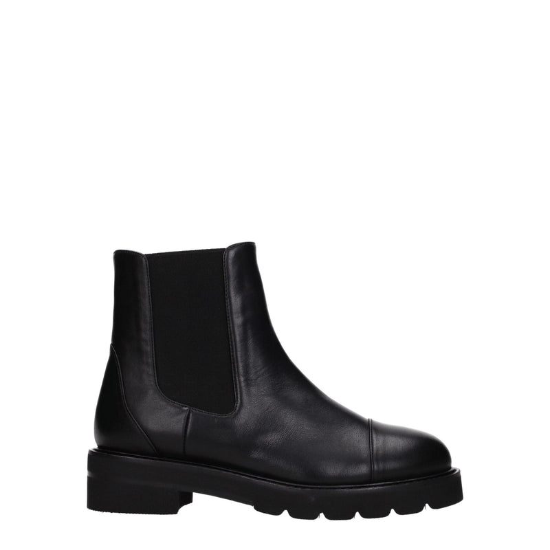 Black Leather Ankle Stuart Weitzman