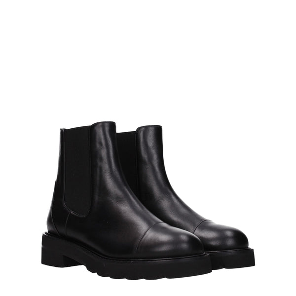 Black Leather Ankle Stuart Weitzman