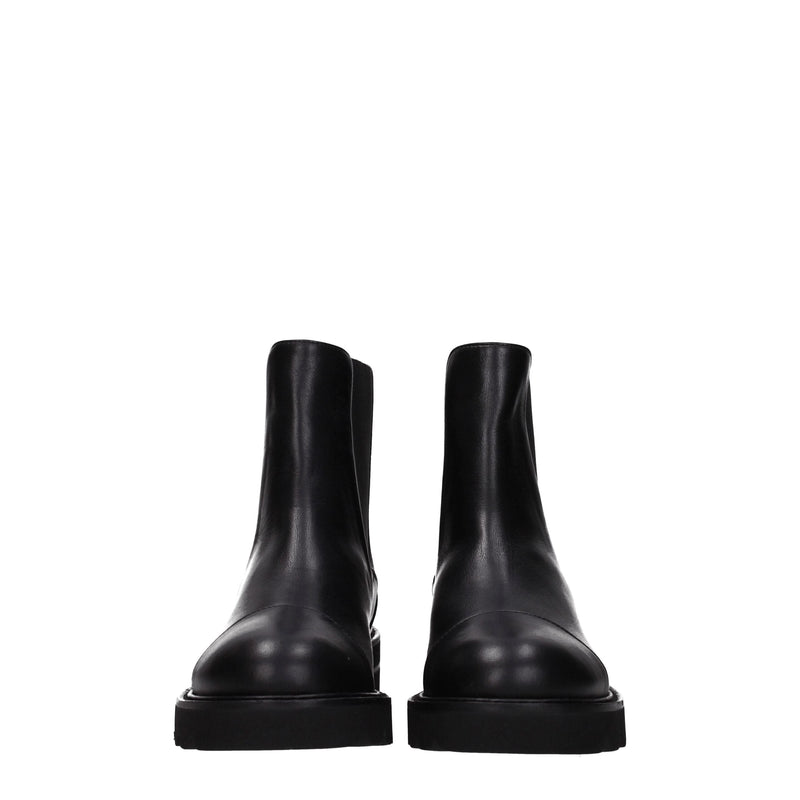 Black Leather Ankle Stuart Weitzman