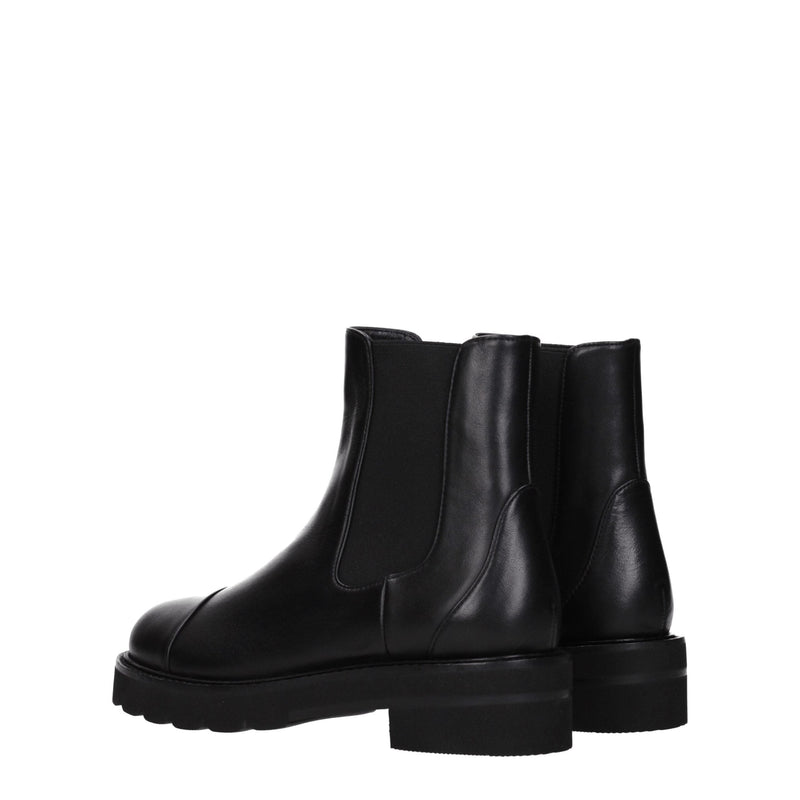 Black Leather Ankle Stuart Weitzman