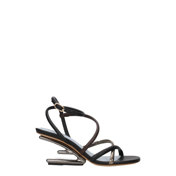 Multicolor Leather Sandal Fendi