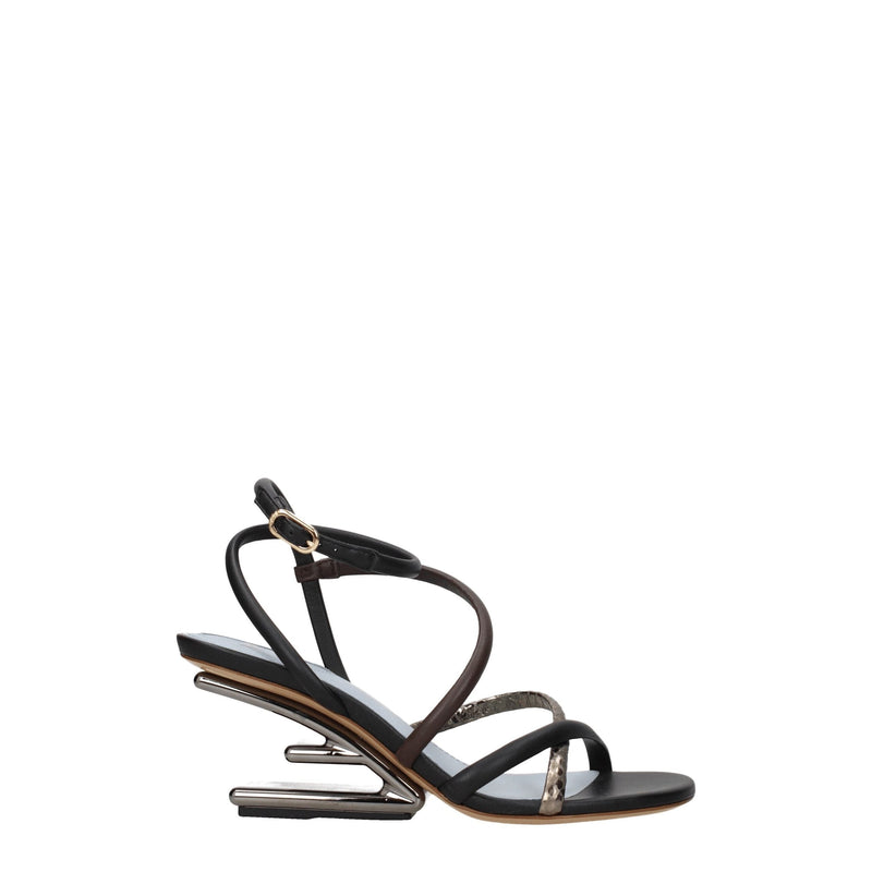 Multicolor Leather Sandal Fendi