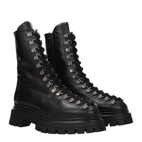 Black Leather Ankle Boots Stuart Weitzman