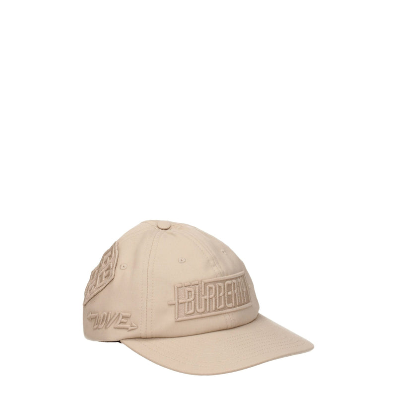 Beige Cotton Caps (Baseball Hat) Burberry