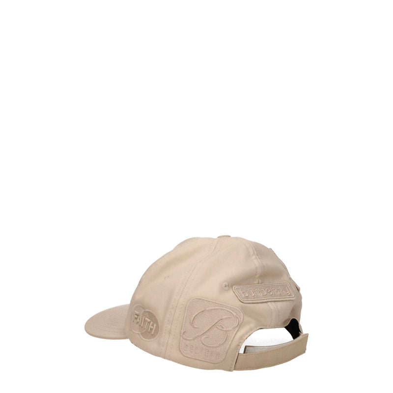 Beige Cotton Caps (Baseball Hat) Burberry