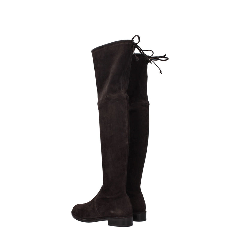 Brown Leather Over The Knee Stuart Weitzman