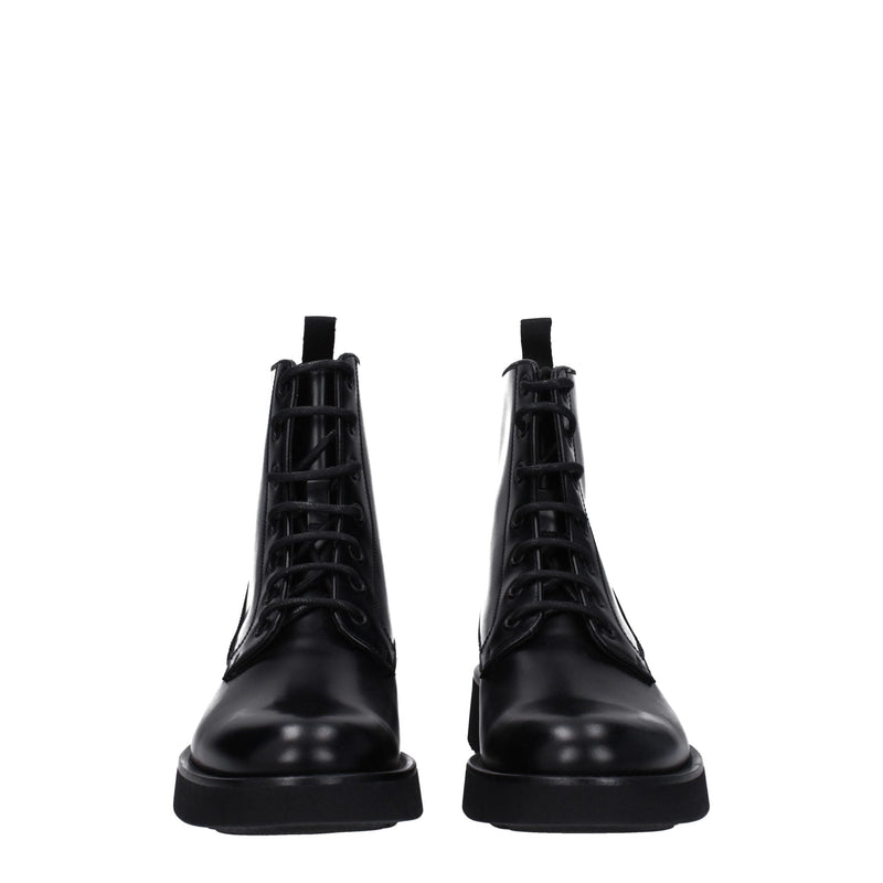 Black Leather Ankle Boots Church's